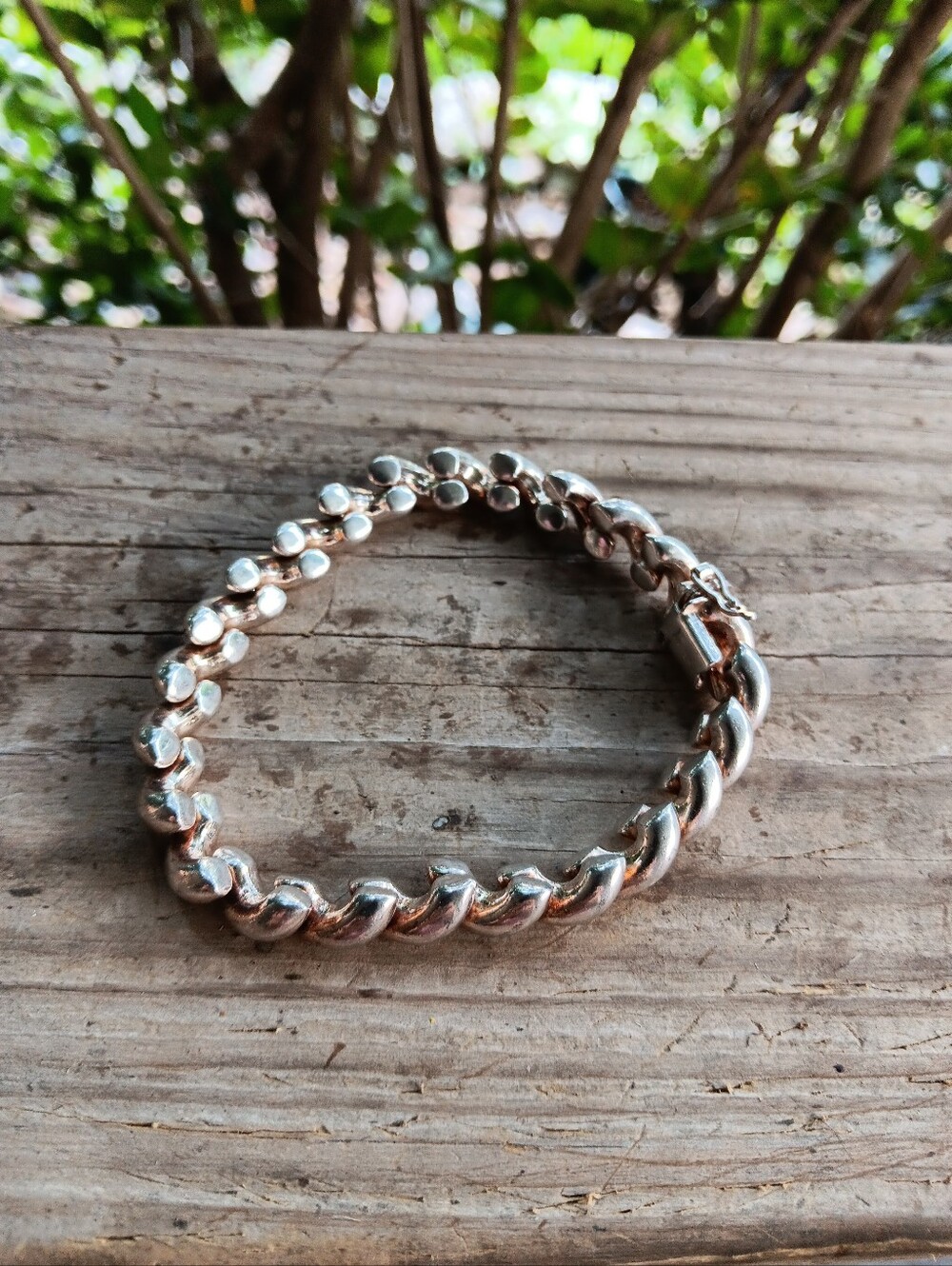 Vintage San Marco 925 Italy 8inch Bracelet - Picture 1 of 6